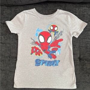 Marvel Spider-Man Gray and Red Kids T-Shirt